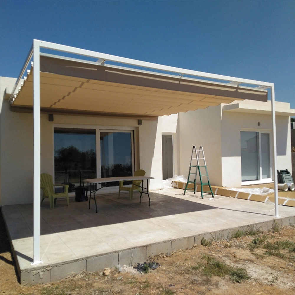 Toldo plano portería y largueros 80x40